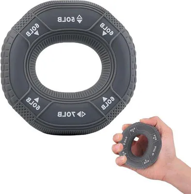 Image de Anneaux en silicone pour la musculation et l'entraînement des poignets - Améliorez votre force de préhension et diversifiez vos exercices pour les avant-bras grâce à Calisthenics-Fitness.