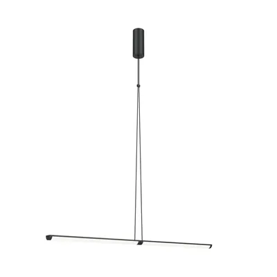 Image de Suspension LED, aluminium, noir blanc, H 205 cm