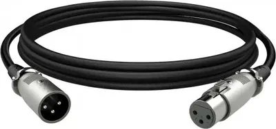 Obrázek produktu pro XLR kabel, Adaptr, ern, 3 m, na, 3100 mm, 6 mm