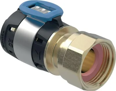 Produktbild von GEBERIT FlowFit Übergang 25 mm x 1 1/4" mit Überwurfmutter 620652001