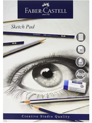 Obrázek produktu pro Faber-Castell Creative Studio, skicák, formát A4, 100 g/m², blok se 50 listy