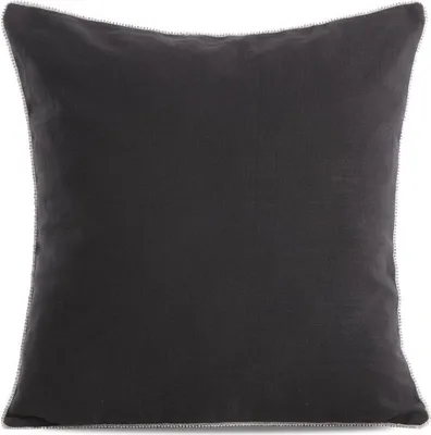 Obrázek produktu pro Eurofirany 415481, Černá, Povlečení, Bavlna, Jednobarevný, 245 g/m², 43 x 43 cm, 245 g