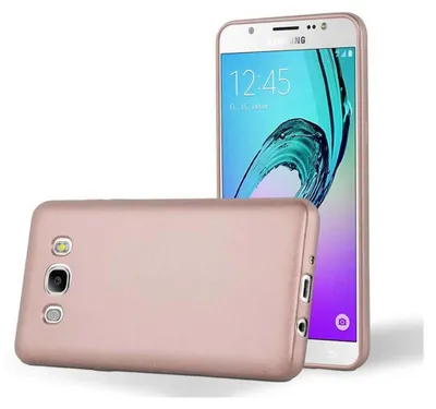 Immagine prodotto di Cadorabo custodia protettiva per Samsung Galaxy J7 2016 custodia in rosa per telefono cellulare TPU custodia in silicone cover case