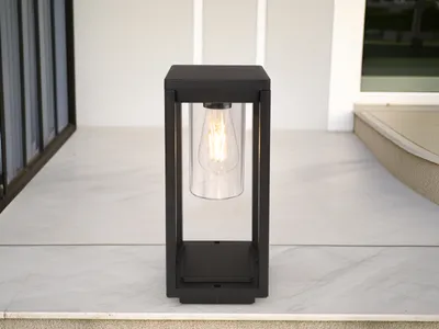 Produktbild von Globo Lighting Außenleuchte Aluminium Druckguss schwarz matt, 1x E27 LED