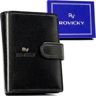 Produktbild von Rovicky Portemonnaie aus Leder für Männer Knesz schwarz One size