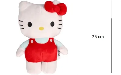 Produktbild von Hello Kitty Plüsch Knuffel 25 cm Rood