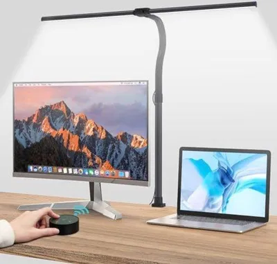 Image de Lampe d'écran noire 24 W, 80 cm