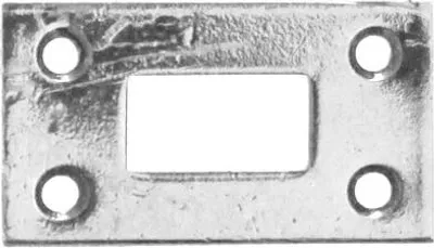 Produktbild von Flaches Schließblech MERMIER für Midi-Schiebe-Riegel - ZB - M-426603