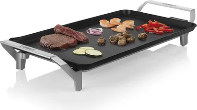 Produktbild von Princess 103110 Table Chef Premium XL, Arbeitsplatte, Aluminium, Schwarz, Aluminium, 6 Person(en), Type F (CEE 7/4), 1,5 m