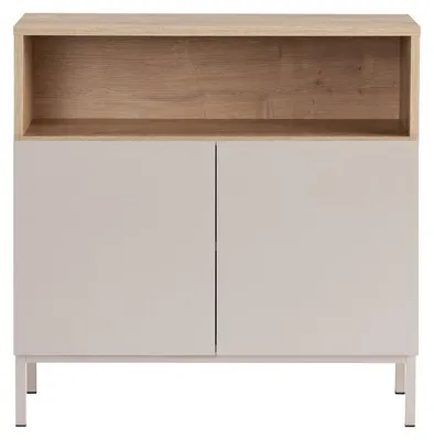Image de CALICOSY - Petit buffet 2 portes 1 niche  L80 cm - OLIVER
