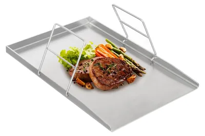 Obrázok produktu pre Nerezová grilovacia doska, 45 x 30 cm, pre gril