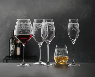 Zdjęcie produktu dla Spiegelau Arabesque, Przezroczysty, Szkło, 2 szt., Okrągły, Przezroczyste, 460 ml