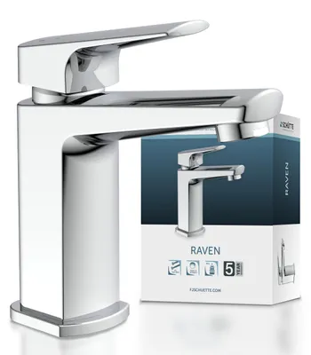 Produktbild von SCHÜTTE Waschbeckenarmatur RAVEN, Badarmatur mit PopUp Ablauf-Stopfen, Chrom