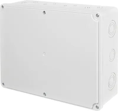 Produktbild von Abzweigkasten Abzweigdose Aufputz IP65 Spritwasser- & Staubschutz 280x210x74mm
