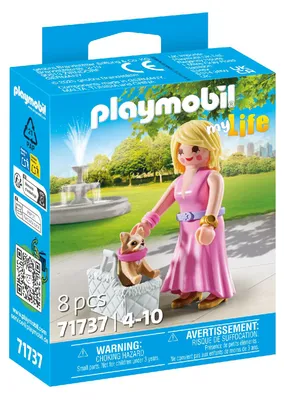 Produktbild von PLAYMOBIL 71737, 4 Jahr(e), It-girl con Chihuahua, Mehrfarbig, Kunststoff