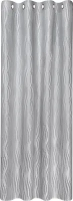 Produktbild von Gerster Ösenschal Jacquard 145 cm x 245 cm, Silber
