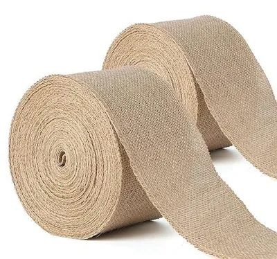 Zdjęcie produktu dla Wstążka jutowa naturalna 10CM x 40M do dekoracji ślubnych