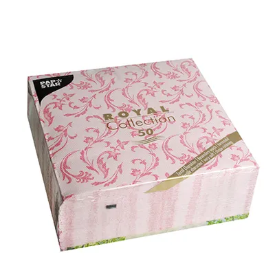 Zdjęcie produktu dla Papstar Servietten Damascato fuchsia