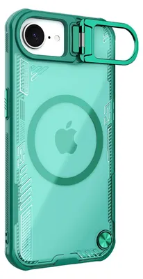 Produktbild von Nillkin Iceblade Prop Magnetische Hülle mit Ständer für iPhone 16e - Grün