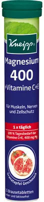 Immagine prodotto di Kneipp Magnesio 400+C+E Compresse effervescenti 15 Capsule