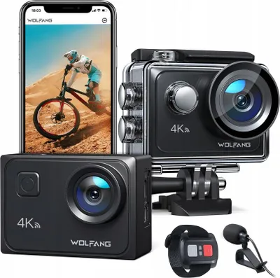 Obrázok produktu pre Športová Kamera Victure Ac920 4K 60Fps 24Mpx Wifi Vodoodolná 40M Ľadová Dotyč