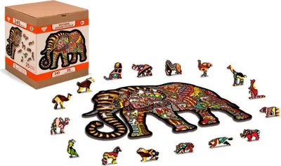 Immagine prodotto di Puzzle Elefante 245 pezzi, legno