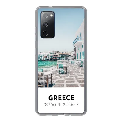 Produktbild von MuchoWow® Handyhülle Schutzhülle Hülle für Samsung Galaxy S20 FE Griechenland - Meer - Blau Silikon Softcase Handy Hülle - Abdeckung