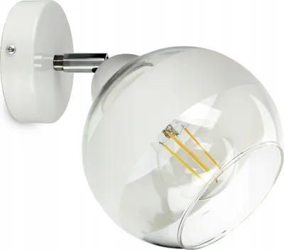 Produktbild von LUXOLAR - Wandlampe Weiß E27 60 W - Wandleuchte Innen Schwenkbar für Wohnzimmer, Küchen - Wandbeleuchtung