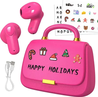 Produktbild von Kabellose Bluetooth-, In-Ear-Kopfhörer USB-C-Ladehülle, 17 Stunden Spielzeit Stereo-mit Mikrofon, für iPhone Android-Telefon
