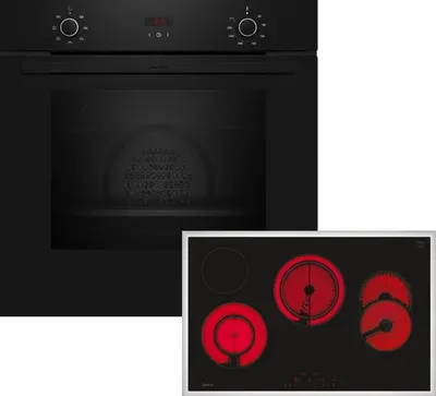 Produktbild von Neff Backofen-Set, Einbau, B1CCC0AK3 + T18SDH9L0, Backofen, Elektrokochfeld, BX38B0