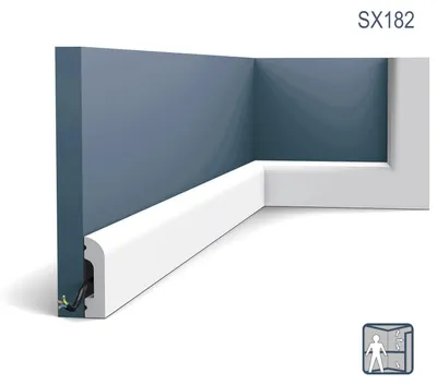 Produktbild von Orac Decor SX182 AXXENT CASCADE Sockelleiste Wandleiste Zierleiste 2 m