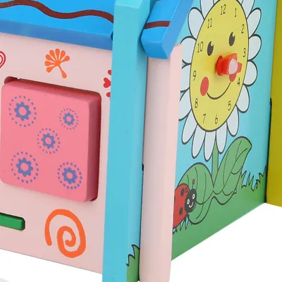 Image de Jeu de construction en bois, jeu de blocs éducatif adapté
