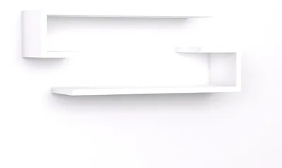 Immagine prodotto di Mensola da parete in legno "Eldo" - 60 x 19 x 15 cm - Bianco