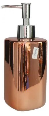Produktbild von Gerimport Seifenspender - Keramik - Kupfermetallic - 7 x 19 cm