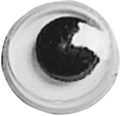 Produktbild von Wackelaugen 7 mm schwarz/weiß VE=12x48 Stück