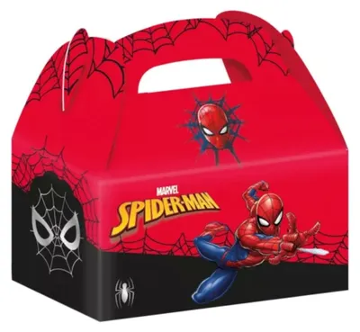 Produktbild von "Spider-Man World Of Webs" Partydeko Artikel Variante: 4 Geschenkboxen Papier