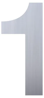 Produktbild von Hausnummer ''1'' Edelstahl