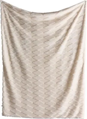 Productafbeelding van Cosy Diamond Natural sprei, 150x200 cm