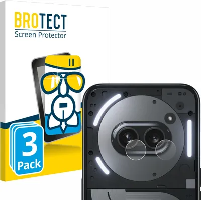 Produktbild von 3x BROTECT Schutzglas für Nothing Phone (2a) Plus (NUR Kameraschutz) Schutzfolie Panzer Folie Glas Display Schutz klar