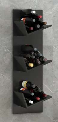 Produktbild von VCM Holzregal hängend | platzsparendes Regal | Maße: 106 x B. 33 x T. 26 cm | Elegantes Regal hängend | Aufbewahrungsregal | Bücherregal | Wandboard Wein - Vinosi