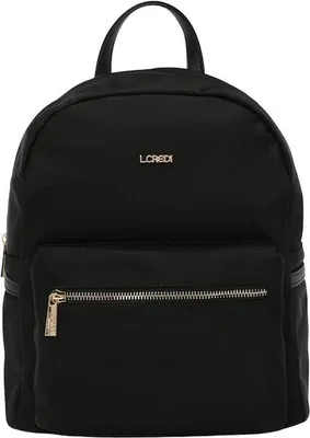 Image de L.CREDI sac à dos de loisirs sac à dos Alena Backpack Black noir