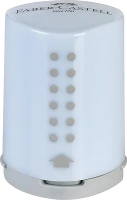 Image de FABER-CASTELL 183774 FABER-CASTELL Dosenspitzer dreifach Grip Mini blau