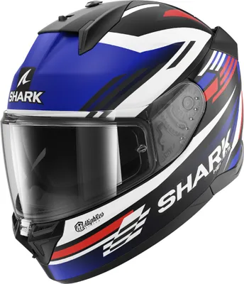 Produktbild von Shark D-Skwal 3 Firstlap Helm, schwarz/weiß/rot/blau, L (59/60)