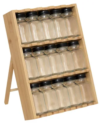 Produktbild von Gewürzständer "bambus küche" 15 gläser - 5 five simply smart