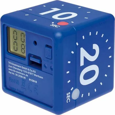 Produktbild von TFA Timer "Cube", digital, Blau