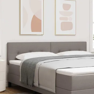 Obrázek produktu pro Výškově nastavitelné čelo postele s čelo Taupe 180 cm textil