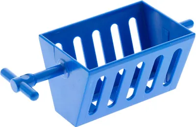 Produktbild von 1x Lego Duplo Futter Trog Korb blau mit Griff Tier Bauernhof Zoo 4647961 98192