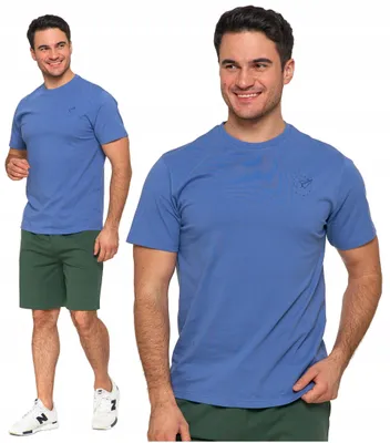 Immagine prodotto di Maglietta - Maglietta da uomo taglia XXL - Maglietta a maniche corte blu - Maglietta in cotone - Maglietta blu