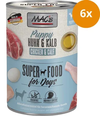 Produktbild von MAC's PUPPY, Welpe, jede Rasse, Rind, Geflügel, 400 g
