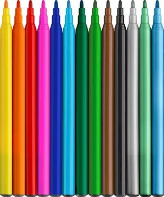 Obrázok produktu pre Faber-Castell 554214, 13 farba/farieb, Viacfarebný, Viacfarebný, Kolo, atrament s vodným základom, 13 kusov